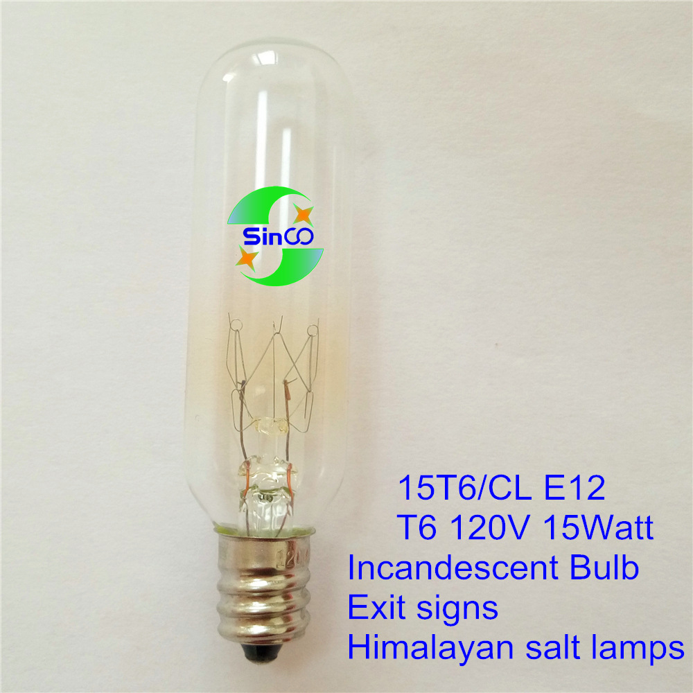T 6 110 V120V15W E12 American standard salt lamp bulb dimmable