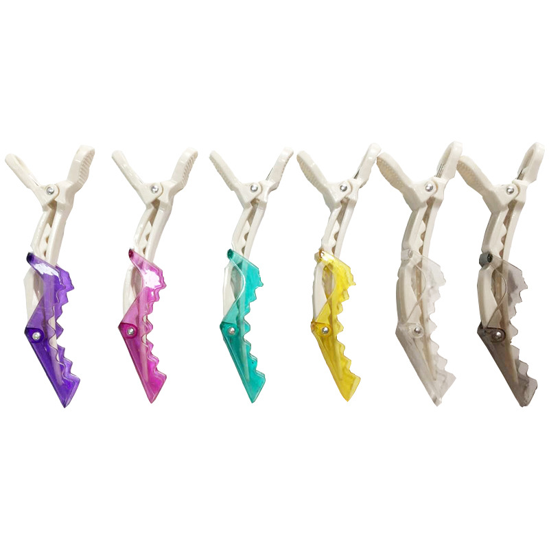 Запасные парикмахерские принадлежности: пластиковая крокодиловая зажимная расческа, кристаллическая расческа, цветная зажимная расческа с печатью логотипа