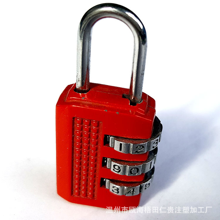 XA022 fine password lock factory wholesale 3 digit luggage lock password padlock direct supply