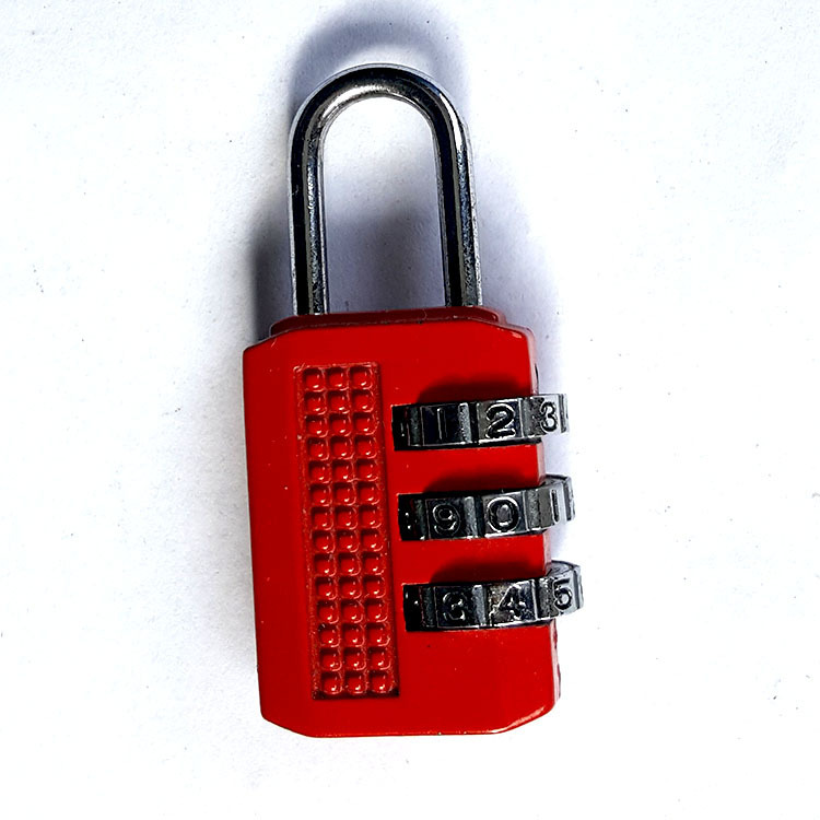 XA022 fine password lock factory wholesale 3 digit luggage lock password padlock direct supply