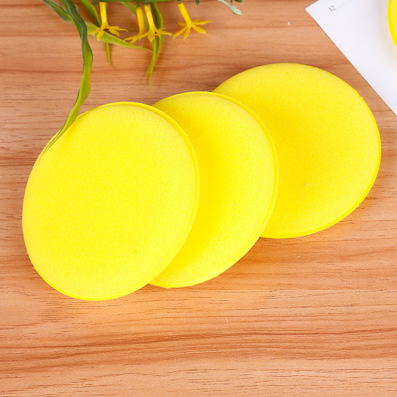 Sponge factory polishing edge pressing waxing super dense round beauty sponge car wash supplies edge pressing sponge wholesale