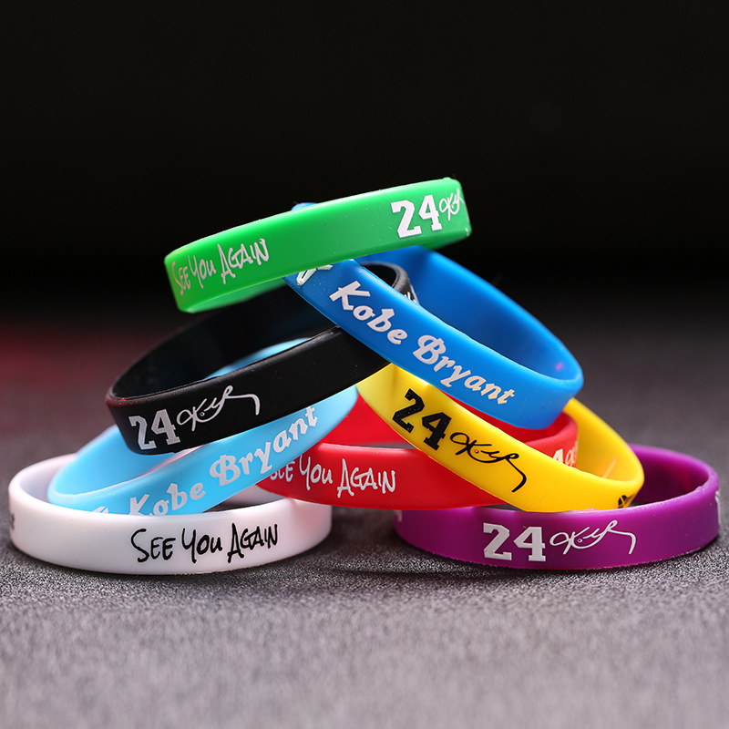 Cross-border Sports Bracelet Kobe James Owen Durant Silicone Bracelet Harden Fans Supplies Basketball Bracelet