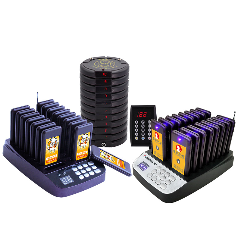 Wireless Meal Taker Restaurant Vibrating Frisbee Meal Calling Device Calling Device Queue Calling Device 1-16 Set