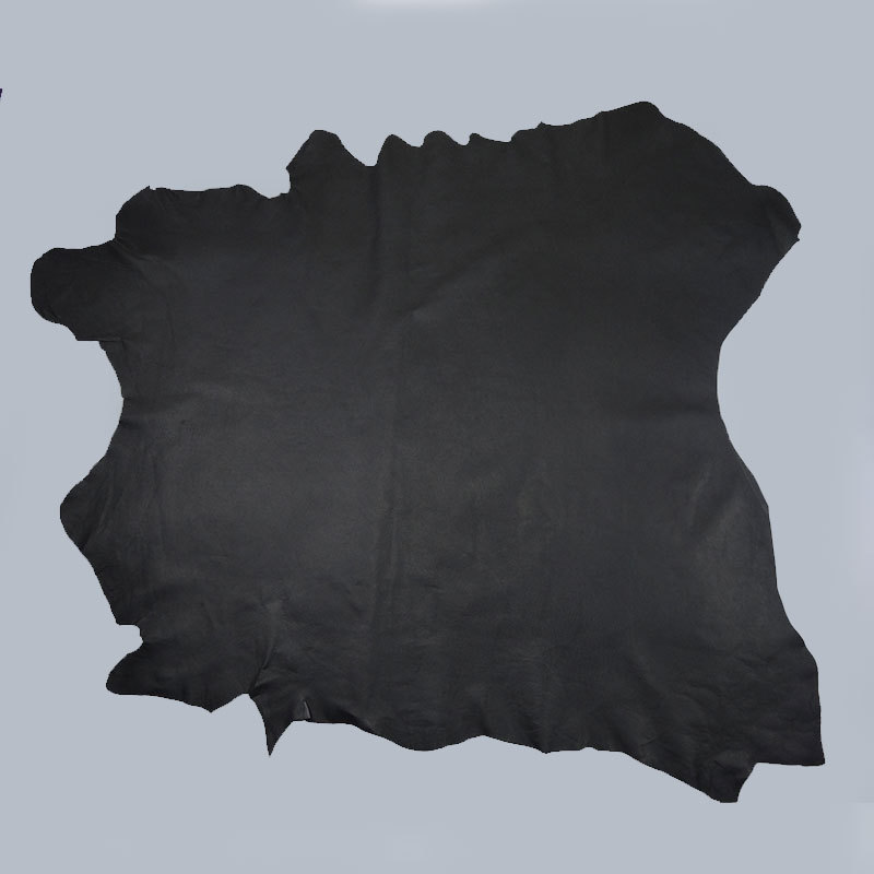 Promotional High-Quality Black First-Layer Whole Pigskin Genuine Leather Material for Shoe Lining, Glove Leather Fabric, and Wear-Resistant