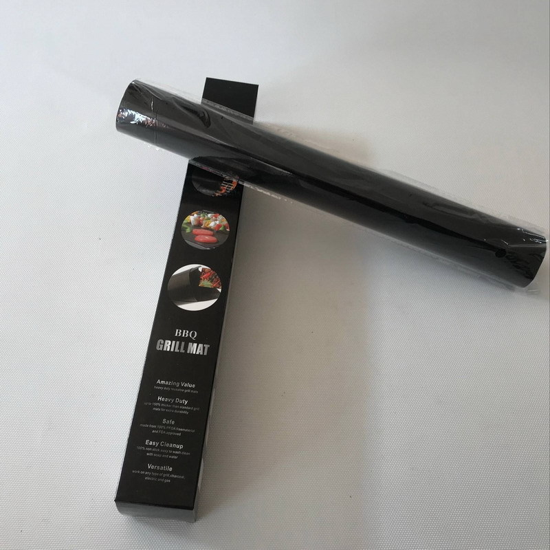 Wholesale BBQ Barbecue mat barbecue mat Teflon barbecue mat outdoor barbecue temperature-resistant non-stick barbecue gasket