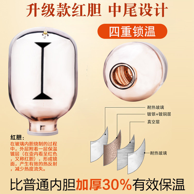 Термос с белым корпусом, 3 литра, аксессуары не продаются