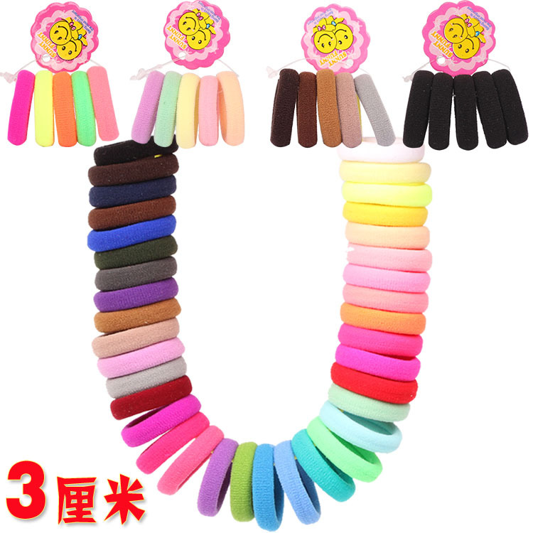 Hot Sale Seamless Children's Towel Hair Ring Small Gift DIY Children's Baby Hair Accessories High Elastic Ring