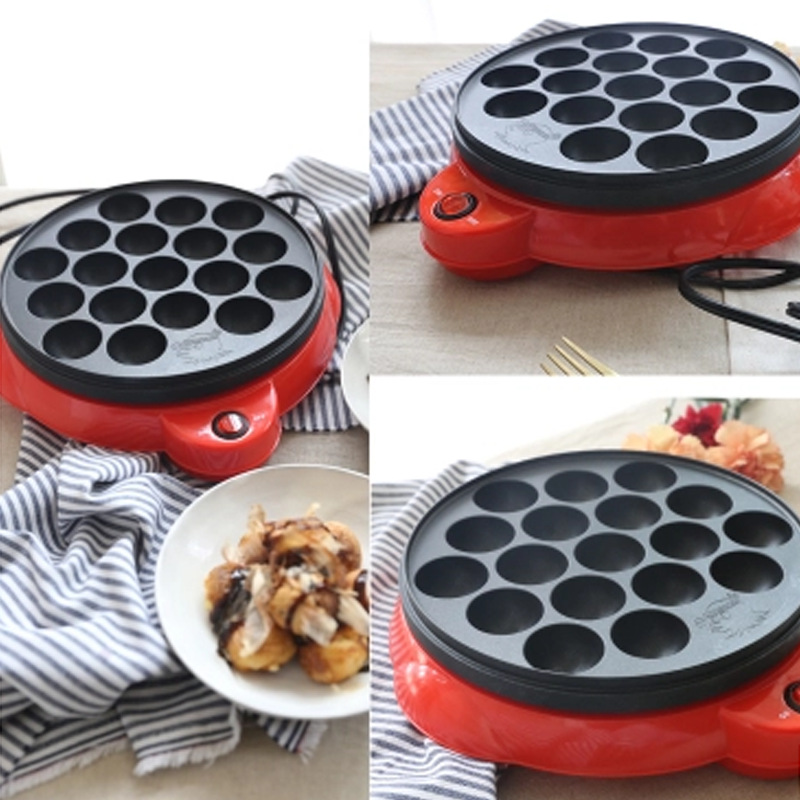 Factory household D octopus small ball machine non-stick pan gift tools wholesale Japanese octopus burning machine
