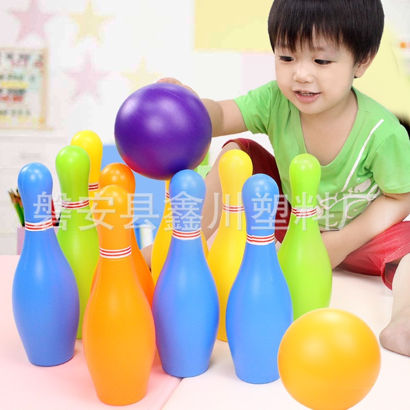 Children's Toys Bowling Large Parent-kids Outdoor Indoor Sports Entertainment Game Plastic Bowling Set