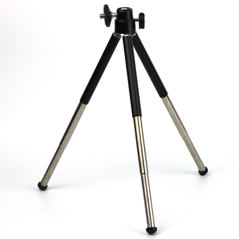 Lvshi Metal Head Three Section Camera Tripod Live Stand Mobile Phone Selfie Tripod Telescope Stand