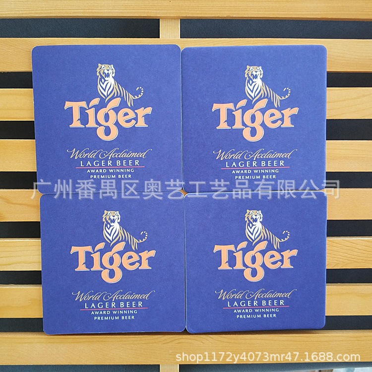 Factory printing absorbent paper coasters wholesale bar coasters silk screen cork coasters advertising paper coasters custom