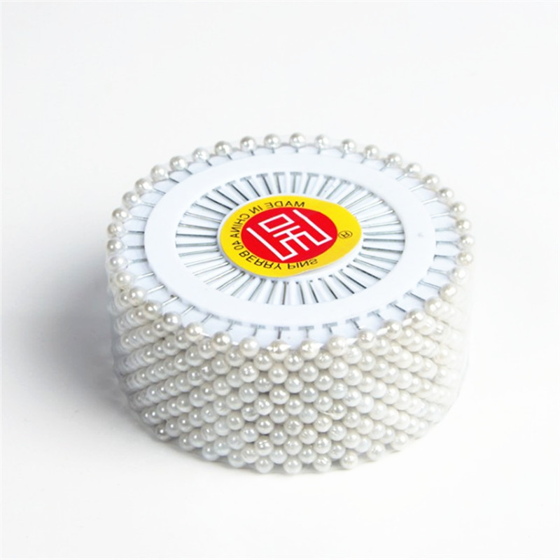 New generation color white round head positioning needle large head suction card ball fixed 38mm paper clip plastic pearlescent needle