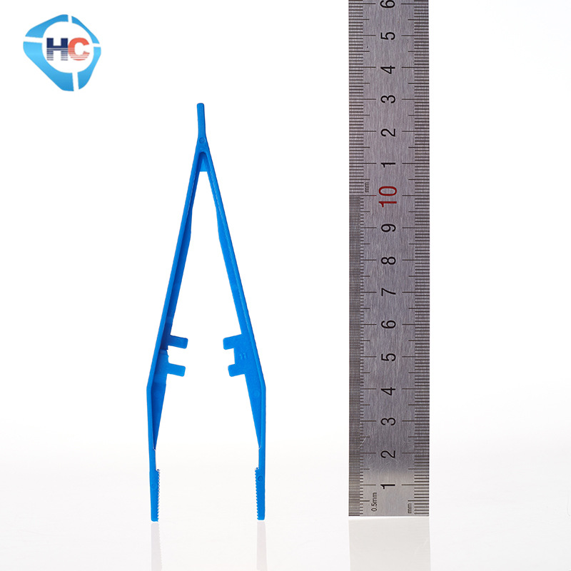 Yaan Disposable Plastic Tweezers, Disposable Dressing Tweezers, Medical Tweezers, Individually/Double-Packaged