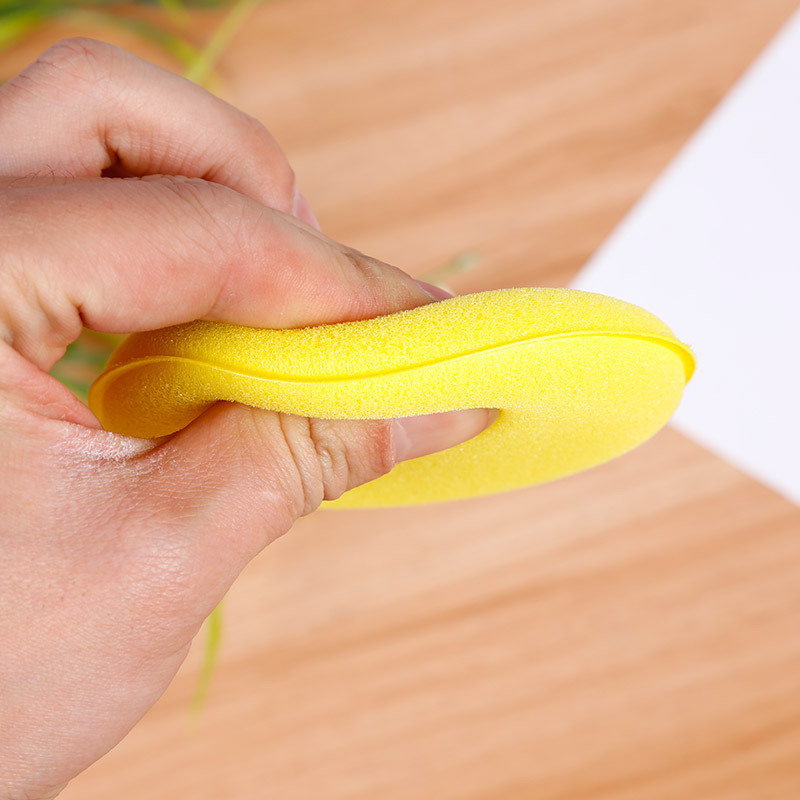 Sponge factory polishing edge pressing waxing super dense round beauty sponge car wash supplies edge pressing sponge wholesale