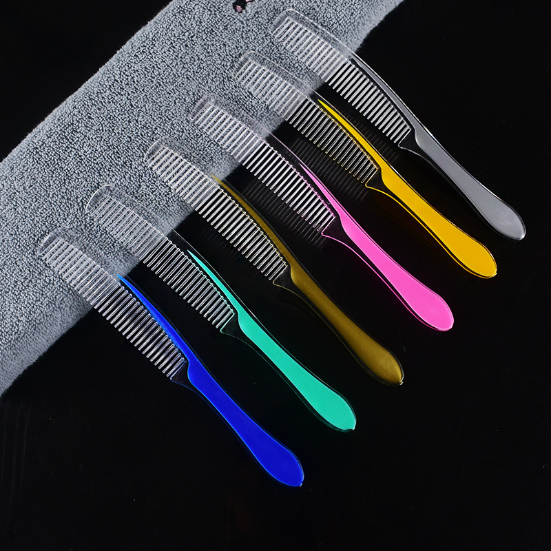 Популярная одноразовая расческа для гостиниц, двухцветная, длинная, большая, выгодное предложение