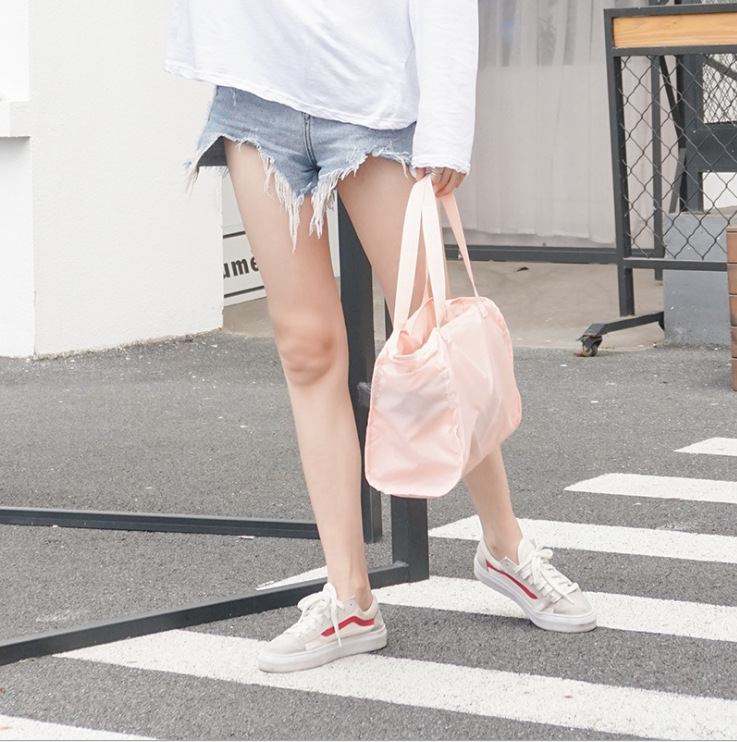 Printing outdoor sports waterproof leisure backpack travel folding dual-use backpack business gift storage bag wholesale