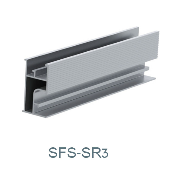 Photovoltaic Bracket Solar Photovoltaic Bracket High-Strength Lightweight Aluminum Alloy Photovoltaic Bracket Rail Bracket Lightweight and Efficient