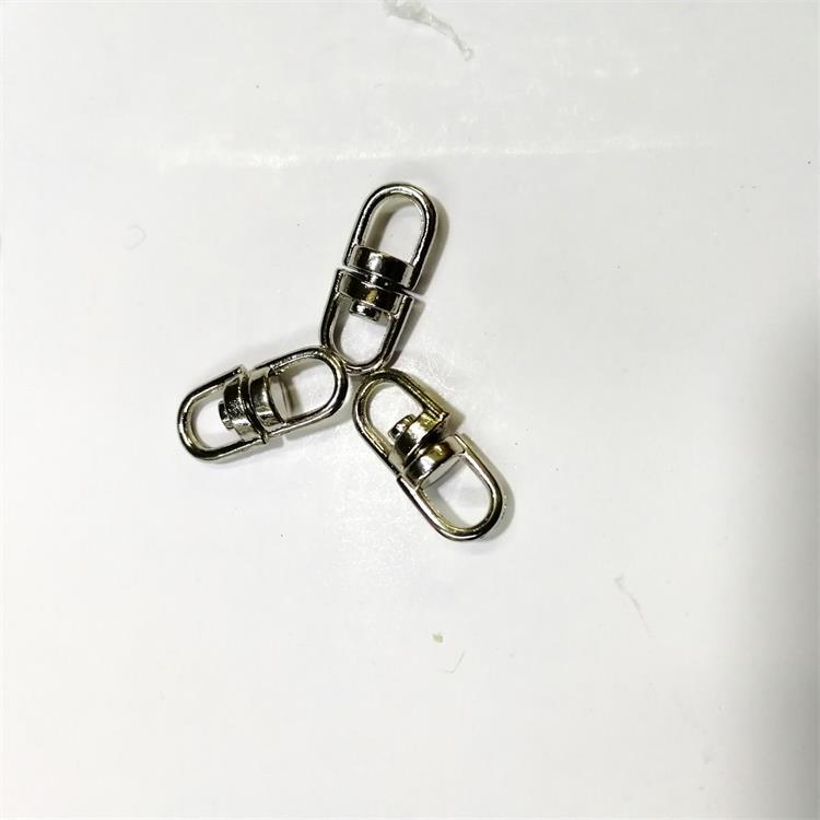 Xiao Jia hardware luggage accessories C buckle rotating 8-character buckle universal ring jewelry keychain accessories