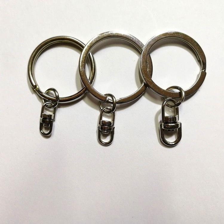 Xiao Jia hardware luggage accessories C buckle rotating 8-character buckle universal ring jewelry keychain accessories