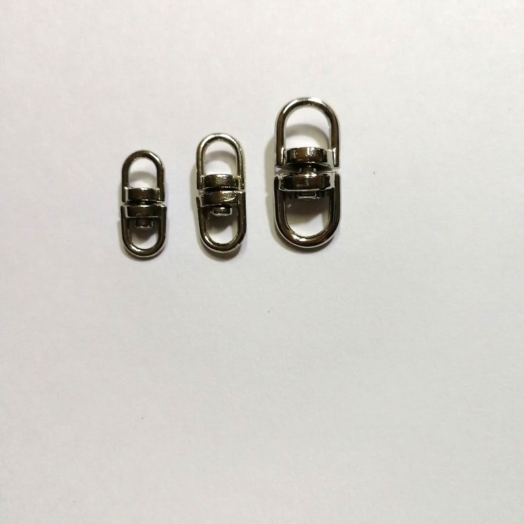 Xiao Jia hardware luggage accessories C buckle rotating 8-character buckle universal ring jewelry keychain accessories