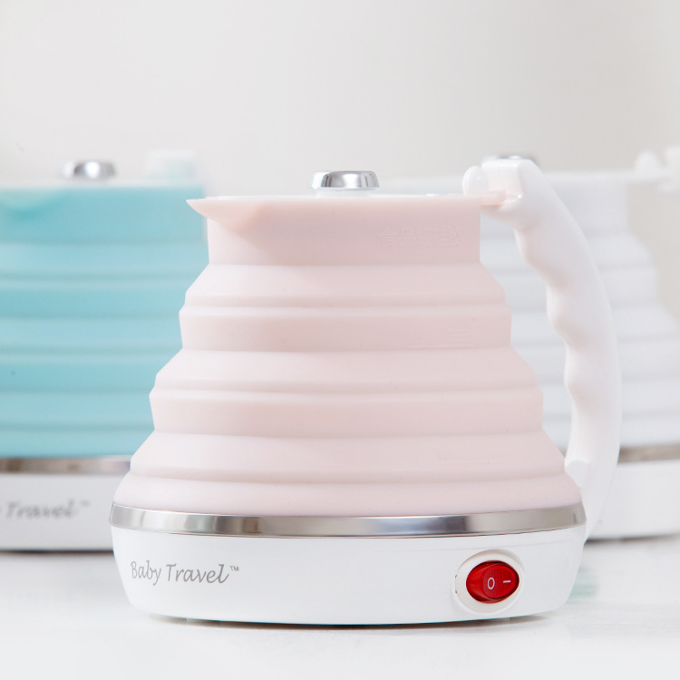 Collapsible kettle Amazon folding kettle travel food grade silicone electric kettle small appliances