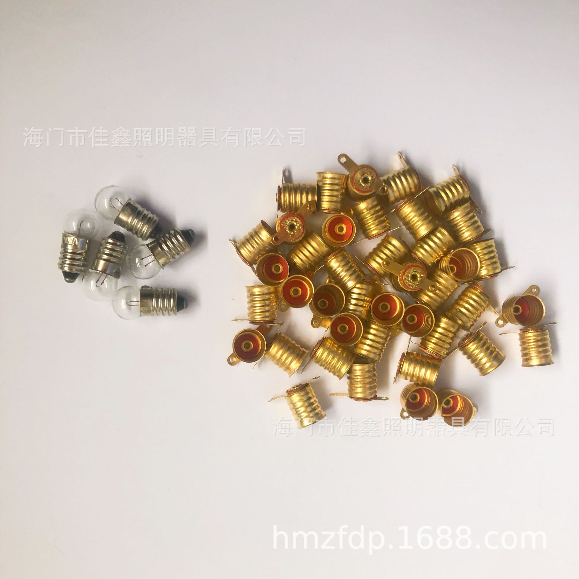 1.5V/2.5V/3. 8v6v scientific experiment small bulb suit matching long and short leg lamp holder E10 lamp holder