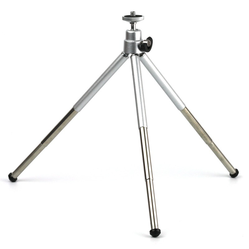 Трипод для камеры Lvshi Metal Head с тремя секциями, мобильный стенд для селфи, телескопический стенд