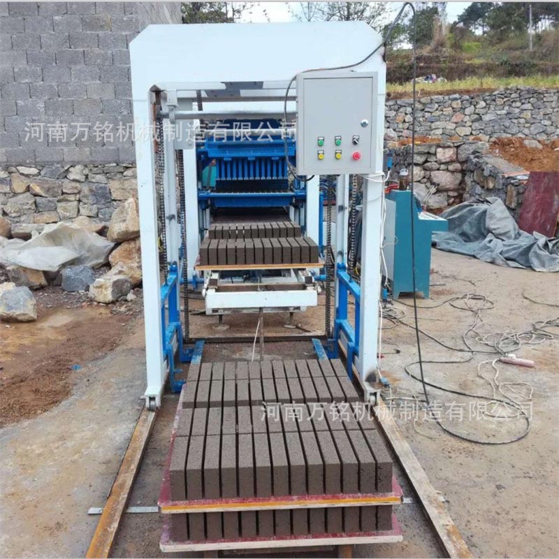 Export to Africa 4-15 Hydraulic Brick Making Machine Block Production Line Concrete Hollow Block Making Machine Cement Brick Machine
