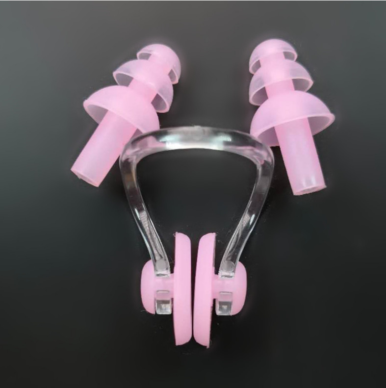 Diving Nose Clip Earplug Set Adult Silicone Swimming Earplugs Children Professional Ear Waterproof Manufacturer Wholesale
