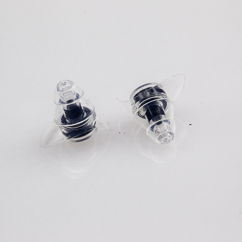 Noise Reduction Soundproof Earplugs Concert High-Fidelity Filter Earplugs Wholesale Transparent Filter Earplugs Double Tails