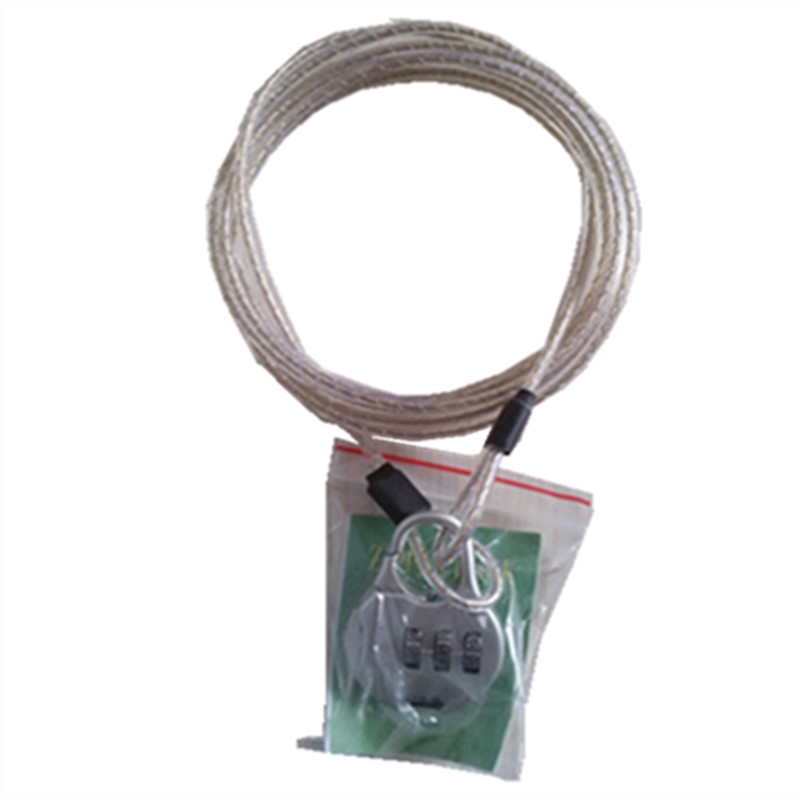 Замок на пароль из цинкового сплава для автомобиля, куртки, багажа, проволочный замок, противоугонный замок, в наличии, прямая продажа с завода