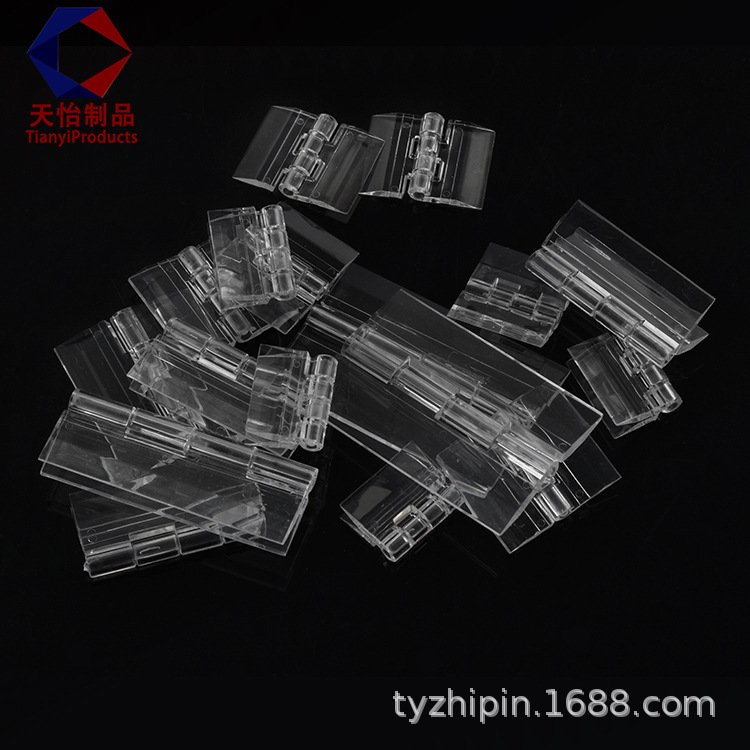 Acrylic Hinge Transparent Hinge Acrylic Loose-leaf Storage Box Accessories Plastic Folding Plexiglass Small Hinge