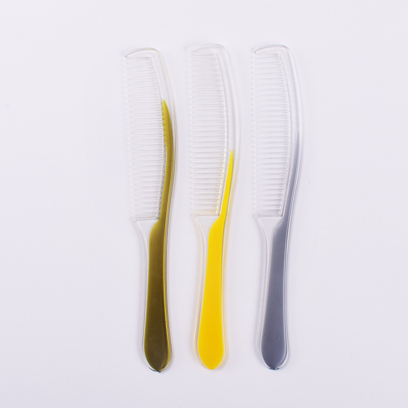 Hot selling Hotel Hotel homestay disposable supplies two-color long comb disposable comb large favorably