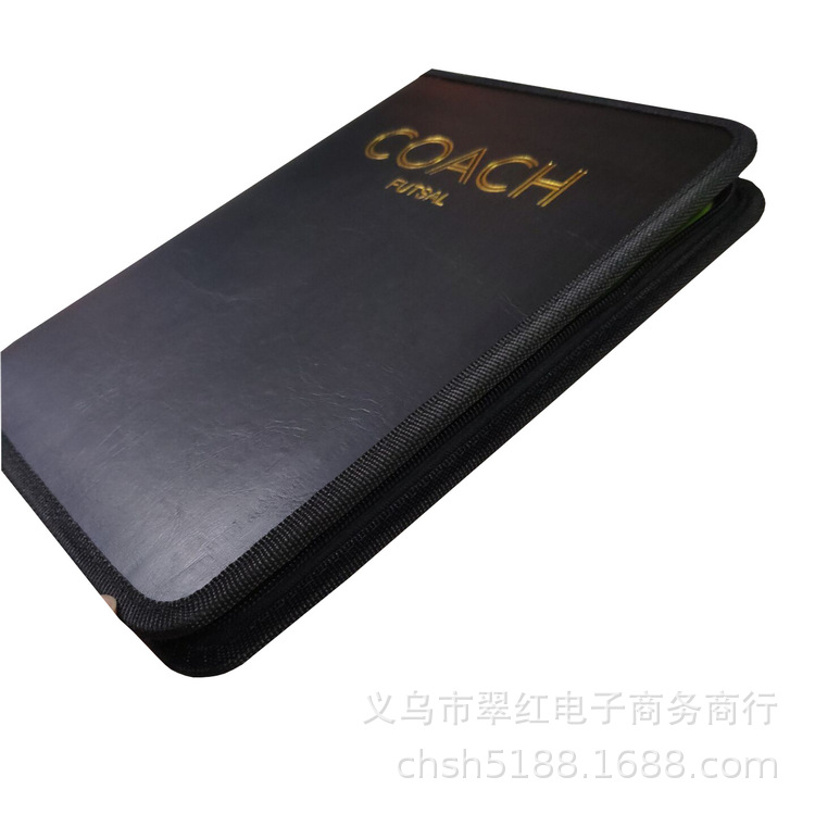 Zipper Bag Five-A-Side Football Tactical Board Coach Teaching Demonstration Book Magnetic Number Pen Magnetic Mark