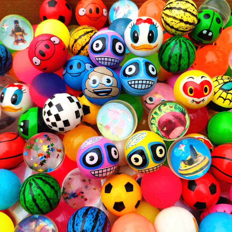 Новый 32 мм эластичный мяч с яйцом в один юань, машина для скручивания, резиновый твердый мяч, детская игрушка, мяч для скручивания