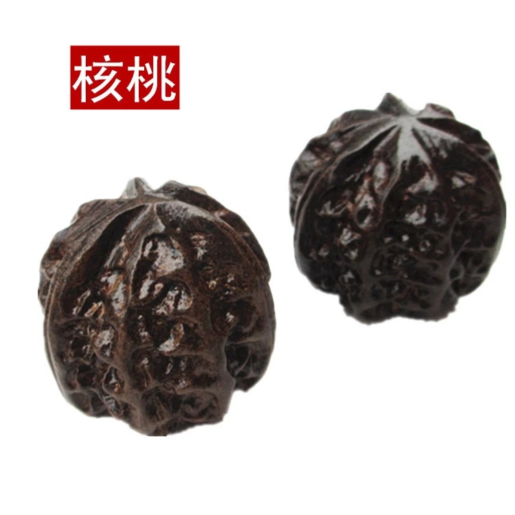 Factory spot Vietnam India agarwood hand piece string Wen play wood carving walnut fu pig decoration style many batches