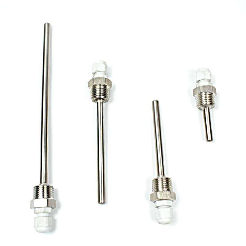 Temperature Sensor Housing 4-Point Tooth 6-Point Blind Tube Stainless Steel Probe Water Tank Protective Shell Solar Accessories