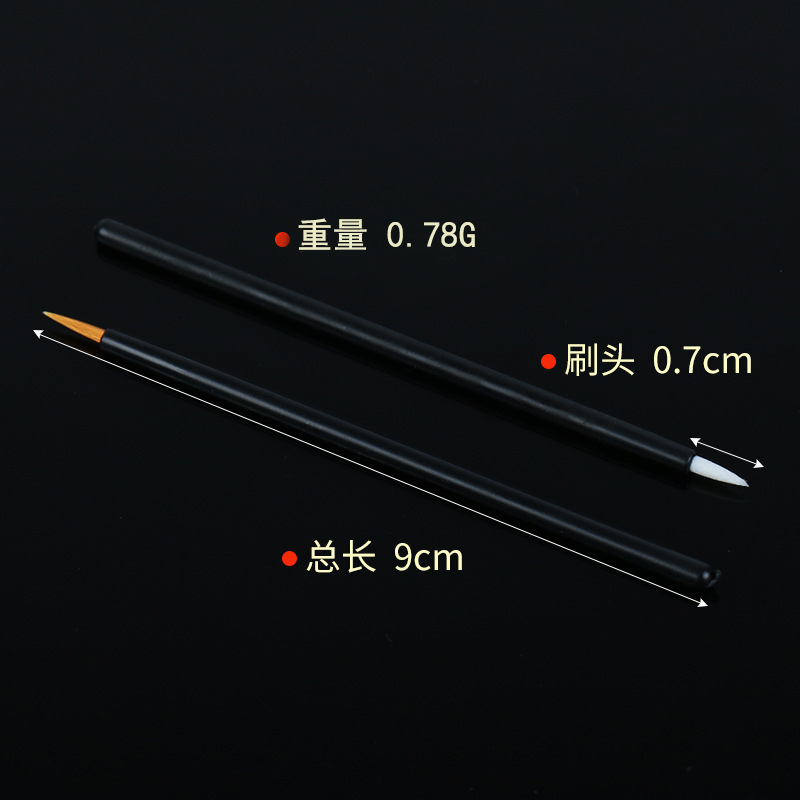 Gold hole Crystal Rod eyeliner brush disposable/fiber eyeliner/lip liner makeup brush beauty tools wholesale