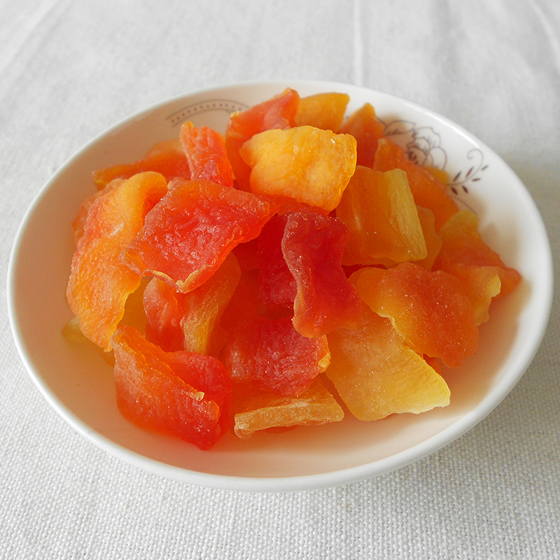 10kg/box bulk wholesale dried papaya WeChat casual snacks featured preserved fruit factory wholesale