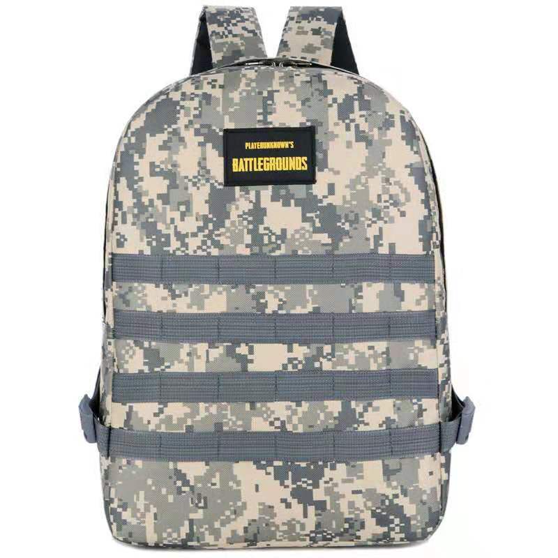 Mountaineering Camouflage Eating Chicken Same Style Three-Class Men's Shoulder Backpack Schoolbag for Primary School Students Special Forces Children Waterproof Large Capacity