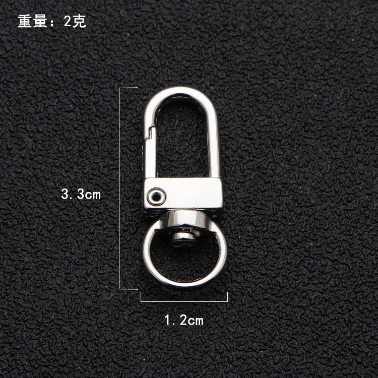 Door buckle key buckle luggage hardware accessories rotating dog buckle zinc alloy jewelry hook buckle shrimp buckle manufacturers wholesale