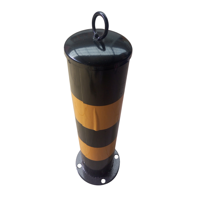 Movable iron anti-collision column parking pile isolation barricade warning pile steel pipe warning column