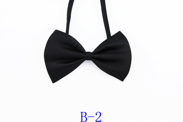 Adult Best Man Wedding Bow Tie Wedding Formal Dress British Korean Red Black Men's Bow Single-Layer Bow Tie Women