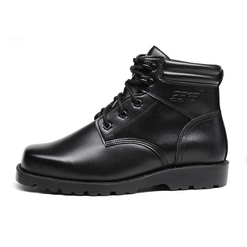 Jihua 3515 Strong Men's Warm and Cold-Resistant Boots, Wool Boots, Northeast Outdoor Cotton Shoes, Cowhide Snow Boots