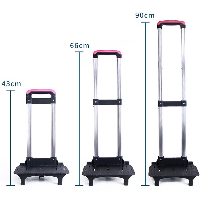 Pupil schoolbag trolley bag trolley buckle flash two-wheel trolley children's schoolbag Universal Trolley wholesale