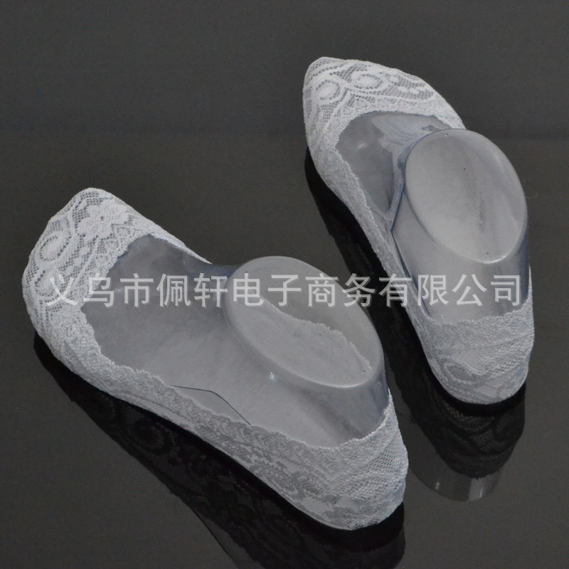 Female foot model props plastic hollow bottom shoe support low foot mold slippers cool slippers boat Socks model handmade shoe last