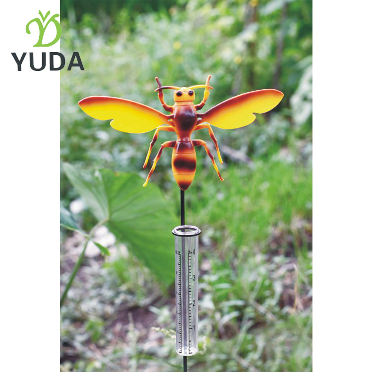 Manufacturers Supply Garden Rain Measurer Rain Measurer Cartoon Ladybug Shape Rain Measurer