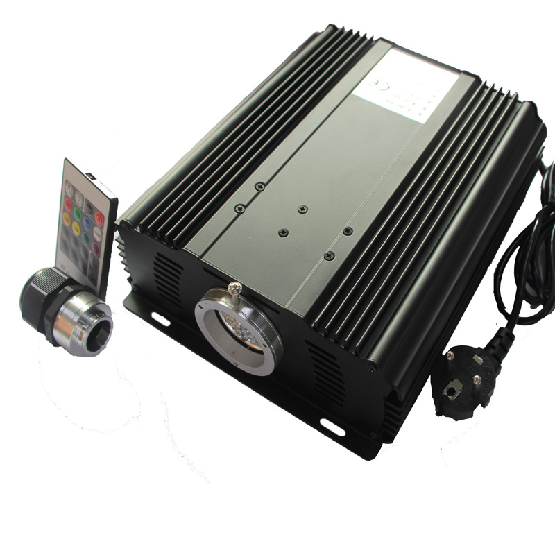 45W Fiber Optic Light Controller Color-Changing Light Source Machine for Cinema and Audio-Visual Room, Ceiling Meteor Machine, Fiber Optic Machine, Starry Sky Ceiling Controller