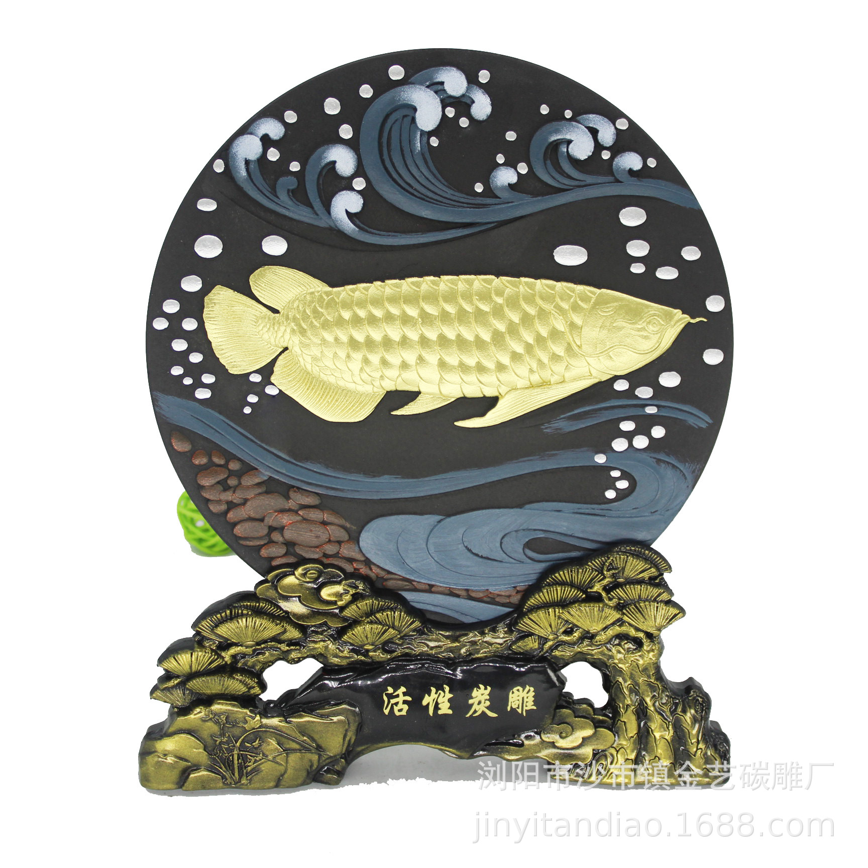 Jinyi Carbon Activated Carbon Carving Factory Direct Supply Carbon Carving Business Meeting Home Crafts New Creative Gifts