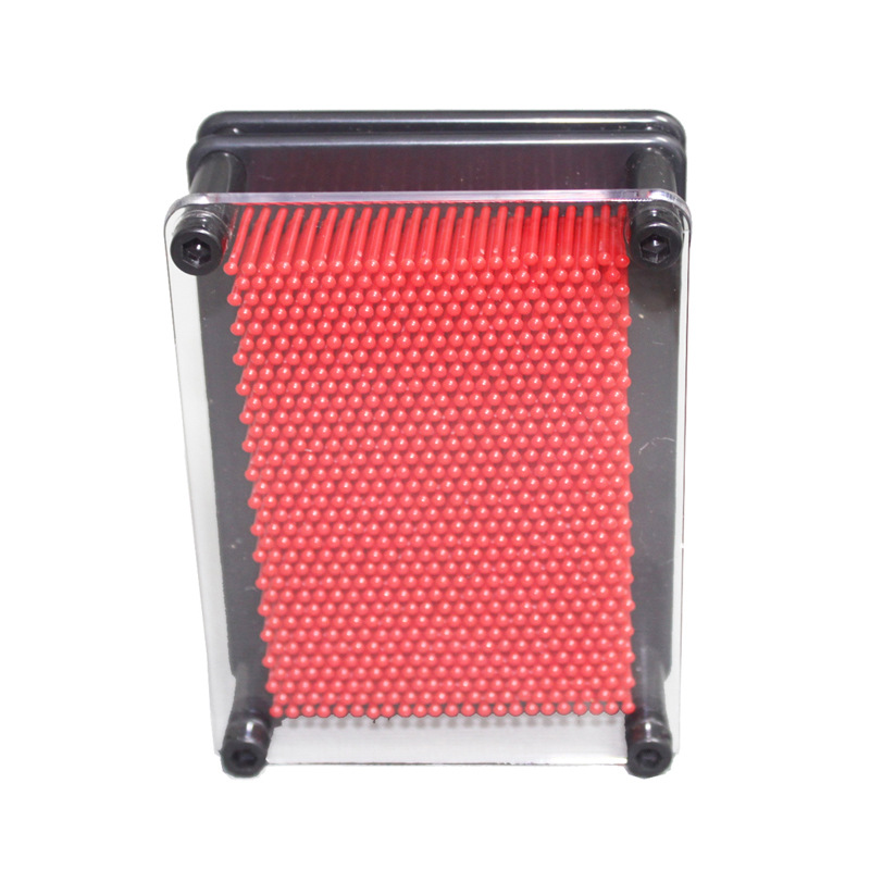 small size plastic square clone hand model European-style changeable needle painting pinart three-dimensional needle carving children's educational toys